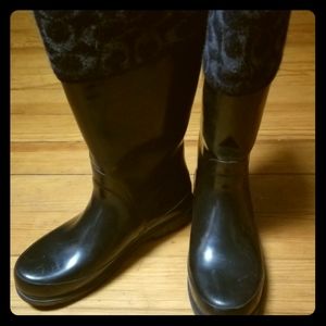 Coach rain boots